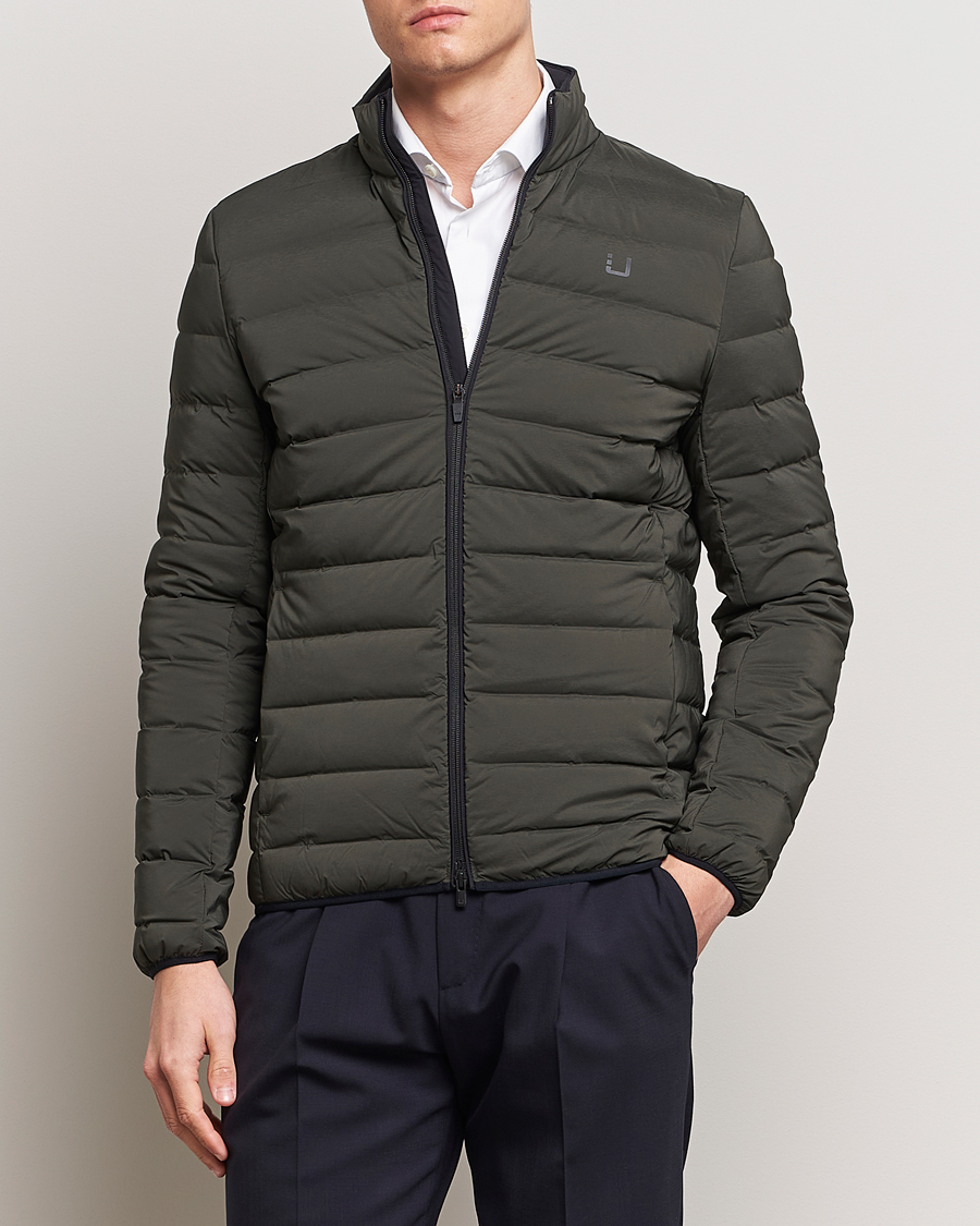 Heren | Minimalistische jassen | UBR | Sonic Jacket Night Olive