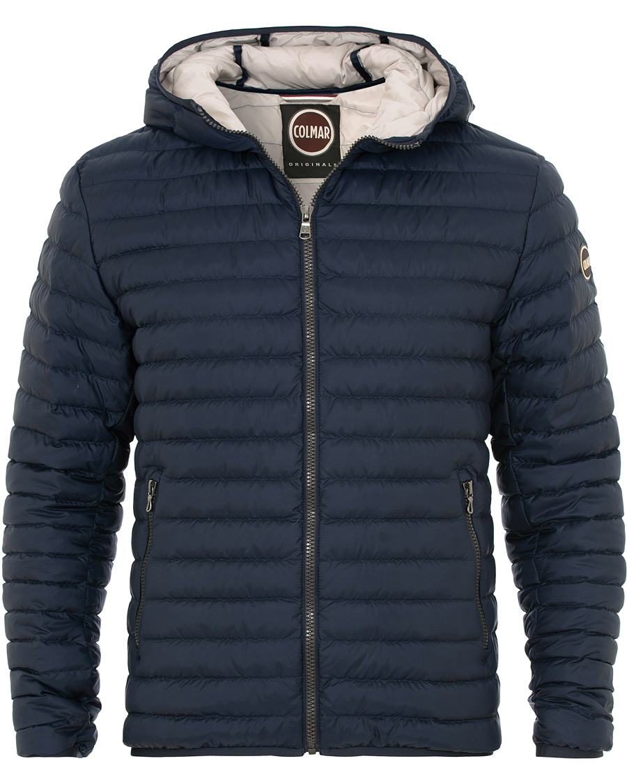 Heren | Jassen | Colmar | Lightweight Down Hooded Jacket Navy
