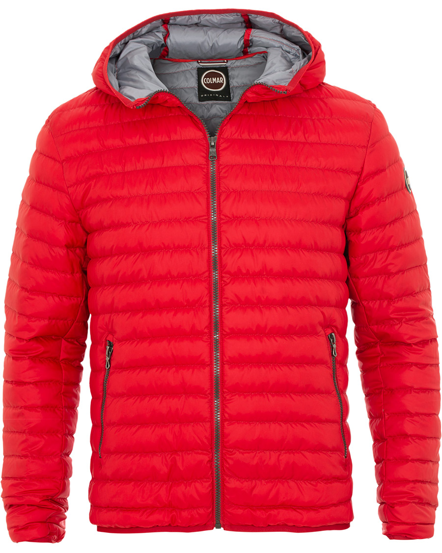 Heren | Jassen | Colmar | Lightweight Down Hooded Jacket Hermes Red
