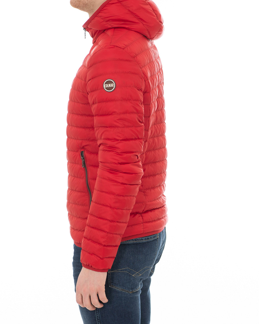 Heren | Jassen | Colmar | Lightweight Down Hooded Jacket Hermes Red