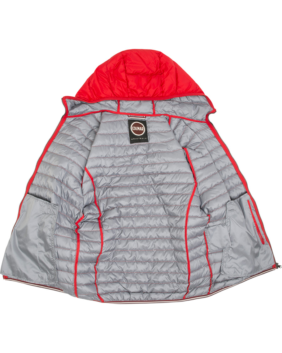 Heren | Jassen | Colmar | Lightweight Down Hooded Jacket Hermes Red