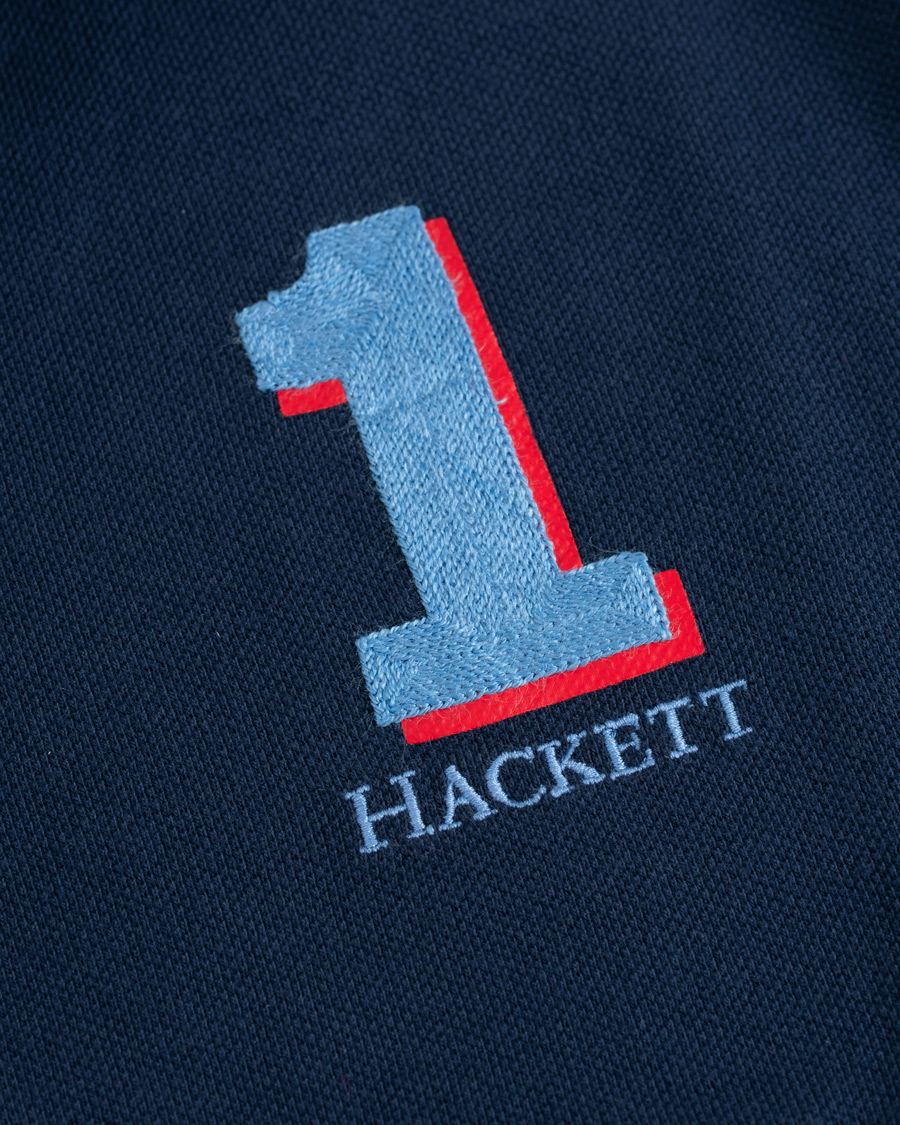 Heren | Polo's | Hackett | Number Polo Navy