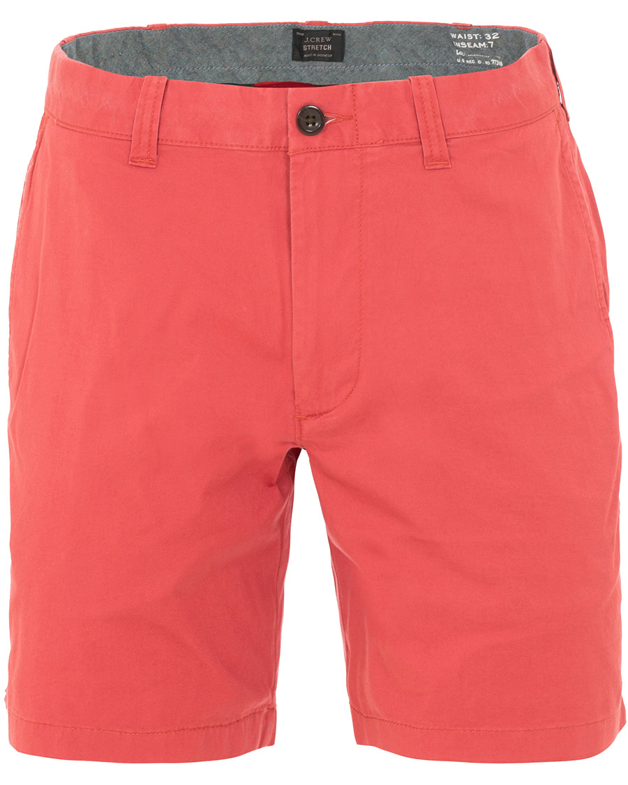 Heren | Korte broek | J.Crew | 7'' Stretch Cotton Shorts Old Red