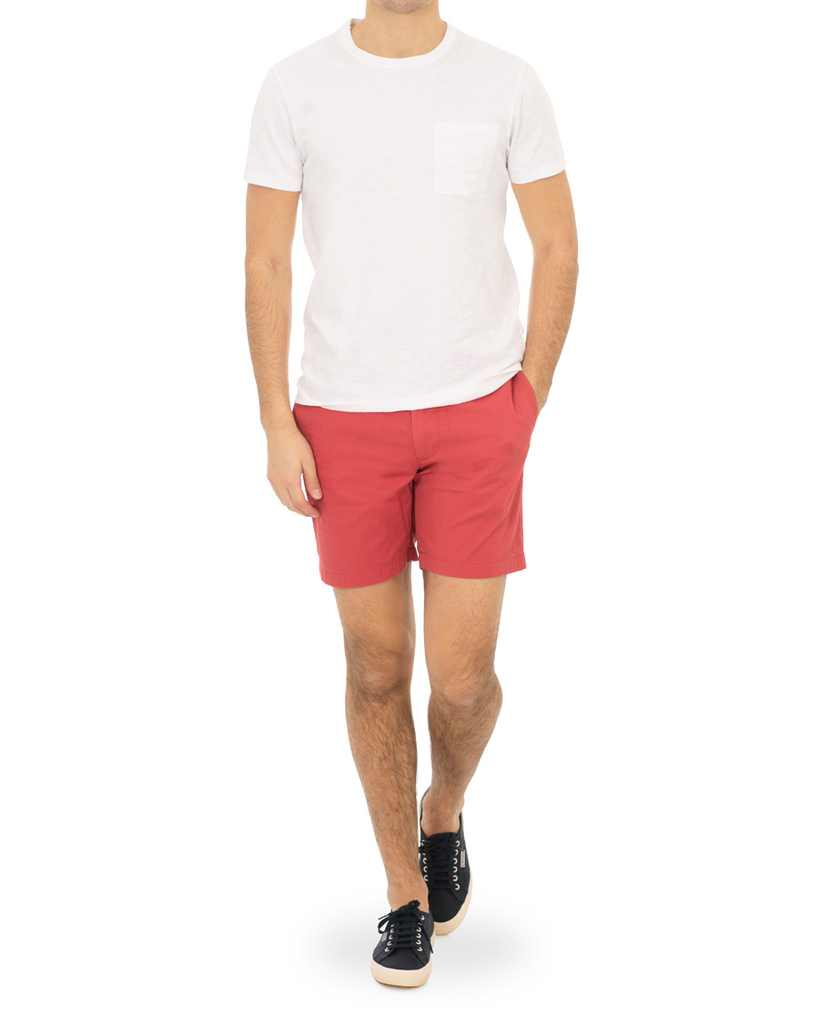 Heren | Korte broek | J.Crew | 7'' Stretch Cotton Shorts Old Red