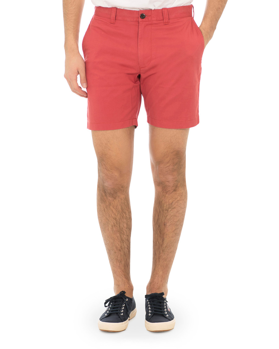 Heren | Korte broek | J.Crew | 7'' Stretch Cotton Shorts Old Red