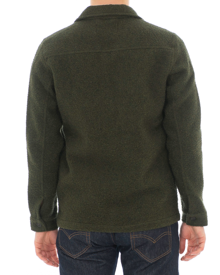 Heren | Jassen | A Day's March | Zip Up Teddy Olive