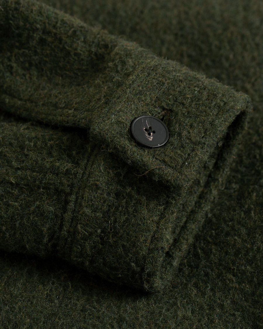 Heren | Jassen | A Day's March | Zip Up Teddy Olive