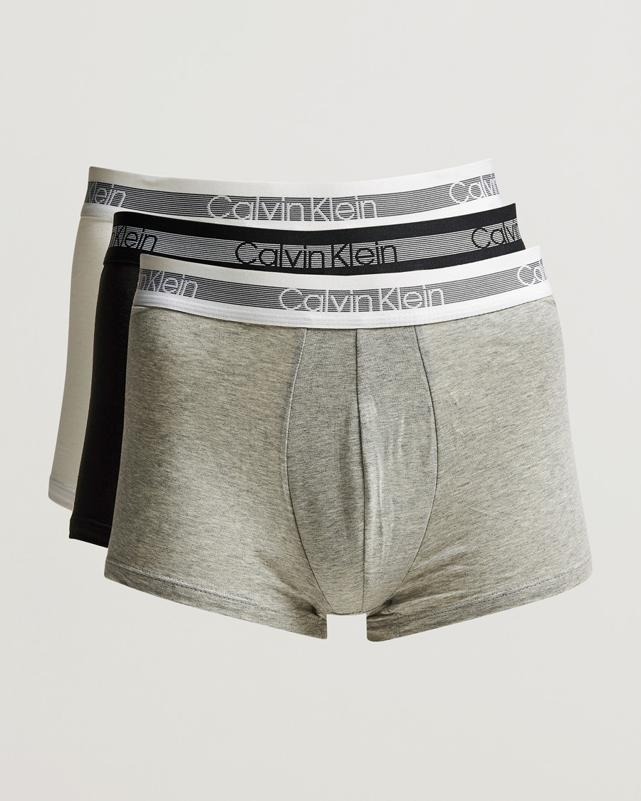 Heren |  | Calvin Klein | Cooling Trunk 3-Pack Grey/Black/White