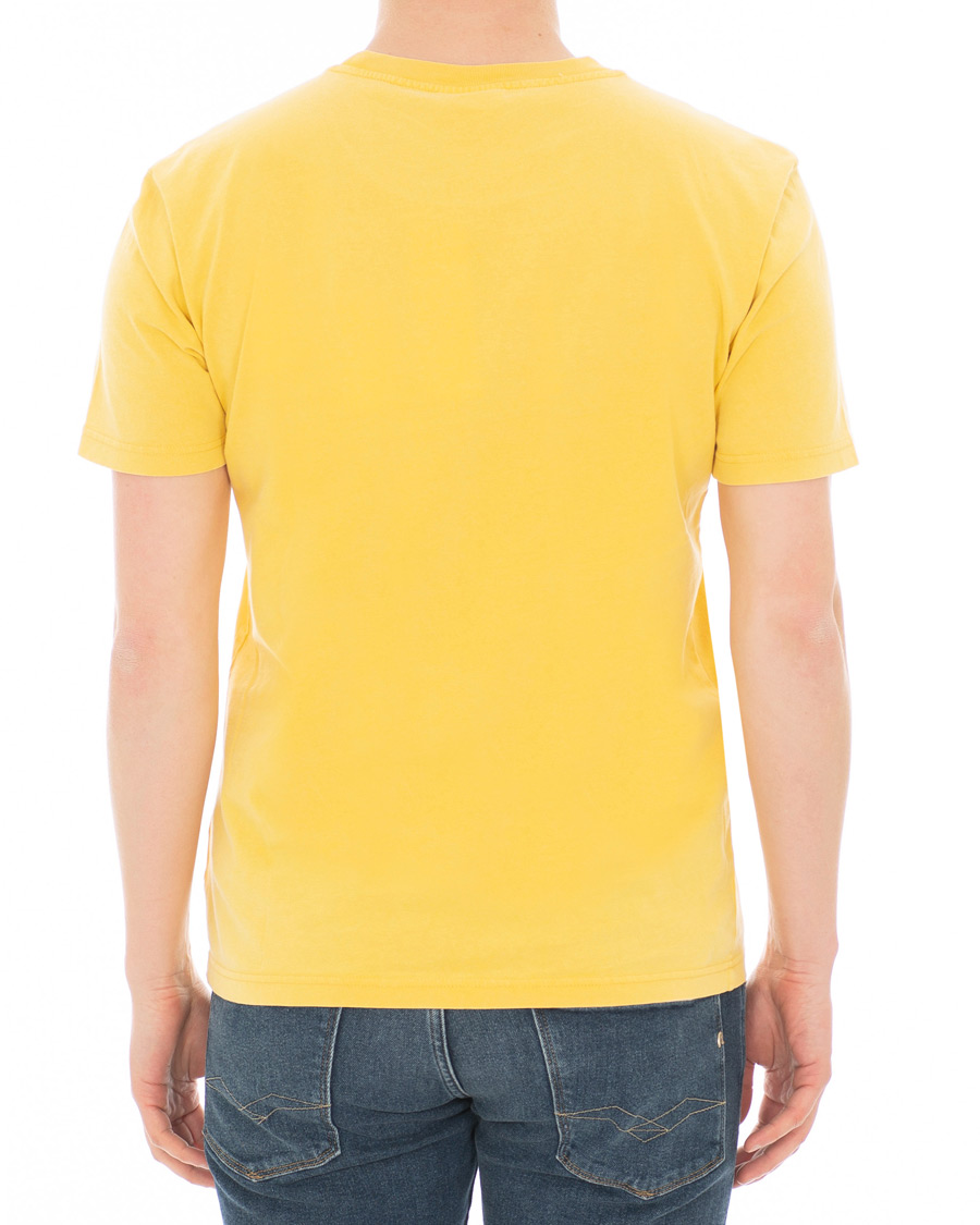Heren | T-shirts | Calvin Klein | Garment Dyed Tee Yellow
