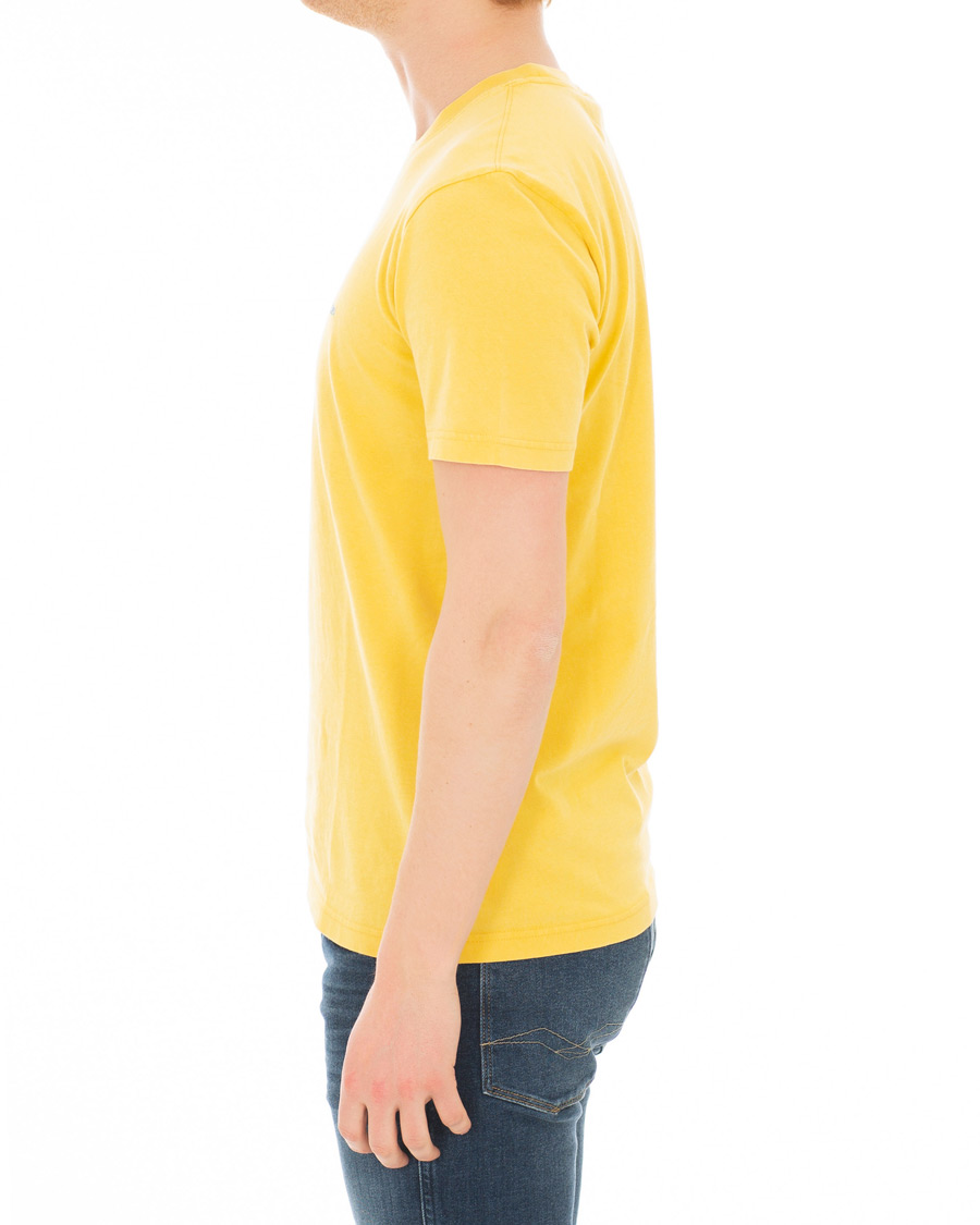 Heren | T-shirts | Calvin Klein | Garment Dyed Tee Yellow