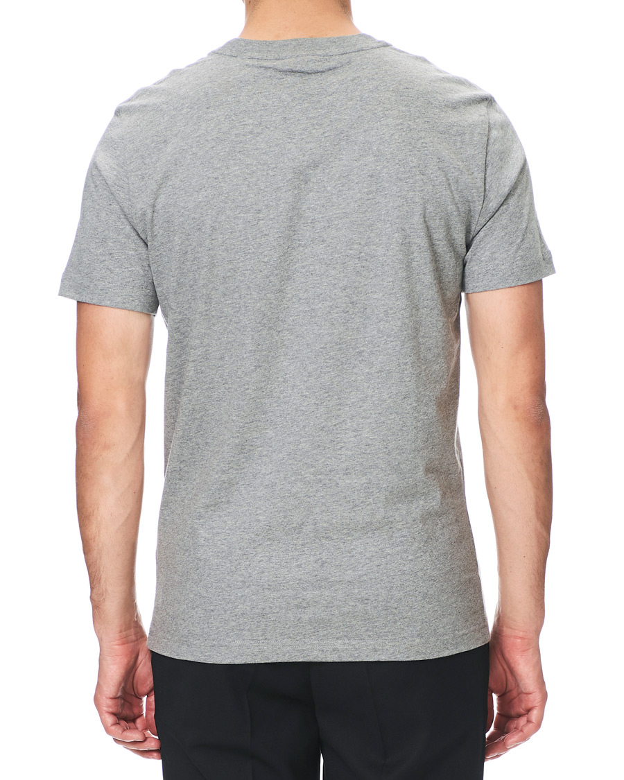 Heren | T-shirts | Calvin Klein | Front Logo Tee Mid Grey Heather