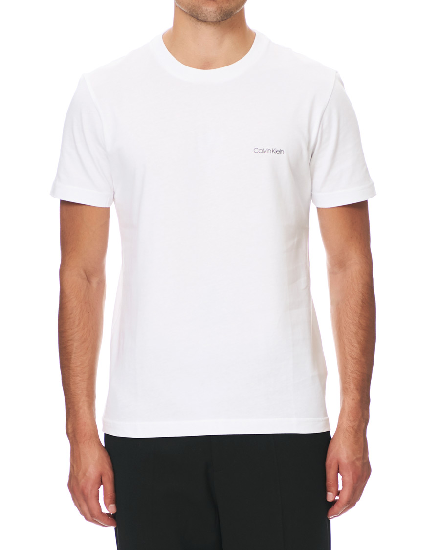 Heren | T-shirts | Calvin Klein | Chest Logo Tee White
