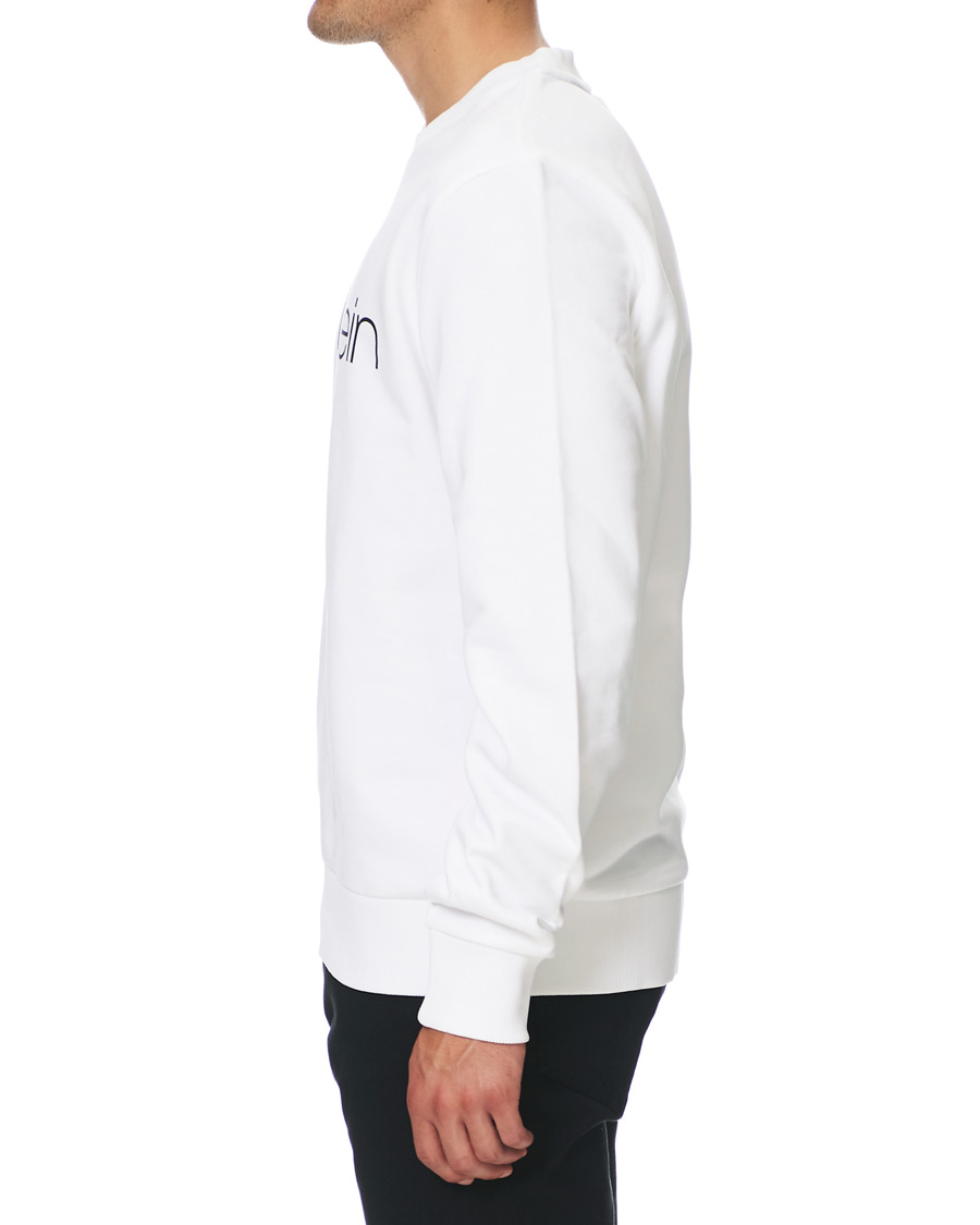 Heren | Truien | Calvin Klein | Front Logo Sweatshirt White