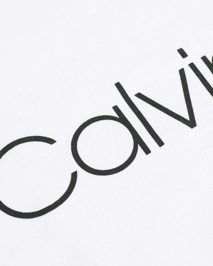 Heren | Truien | Calvin Klein | Front Logo Sweatshirt White