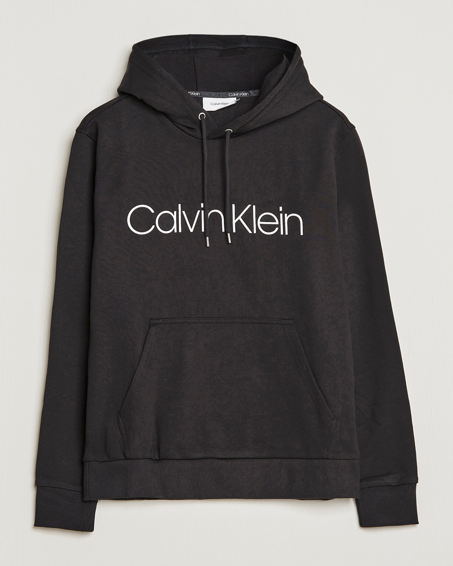 Heren |  | Calvin Klein | Front Logo Hoodie Black
