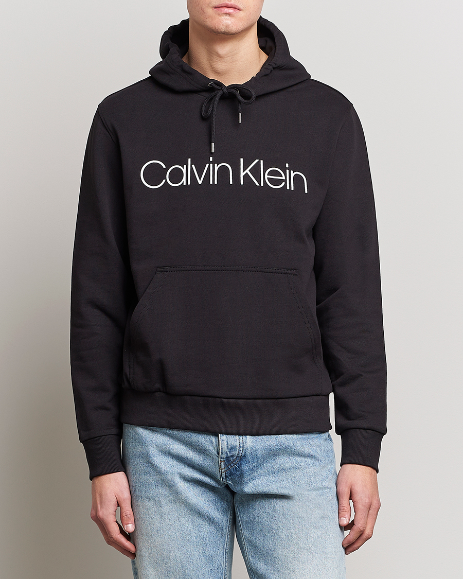 Heren | Kleding | Calvin Klein | Front Logo Hoodie Black