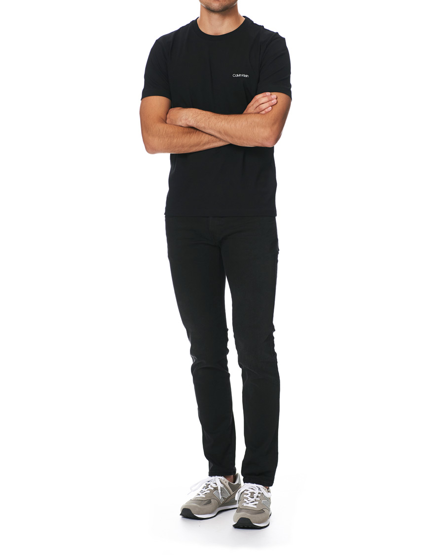 Heren | T-shirts | Calvin Klein | Chest Logo Tee Black