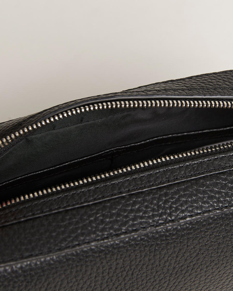 Heren | Tassen | Tiger of Sweden | Wes Grained Leather Toilet Bag Black