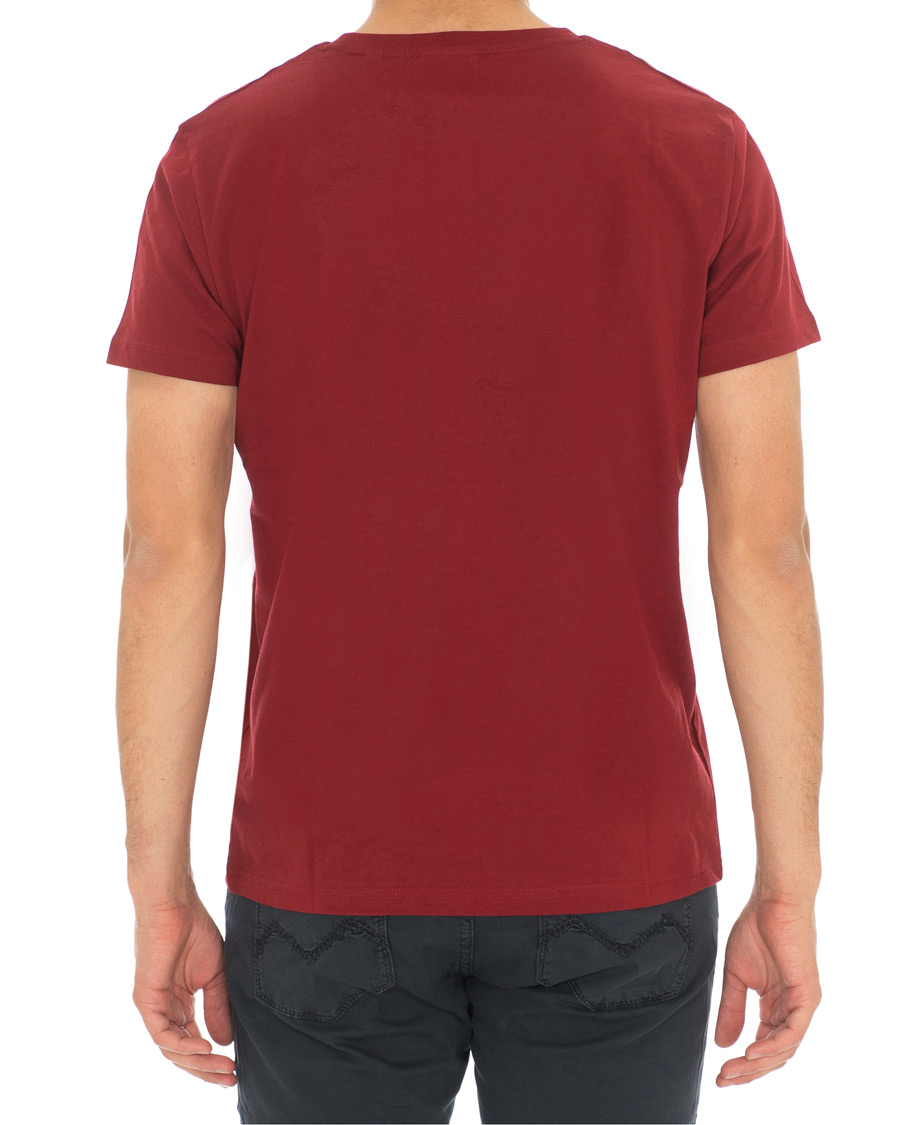 Heren | T-shirts | GANT | Graphic Tee Mahogany Red