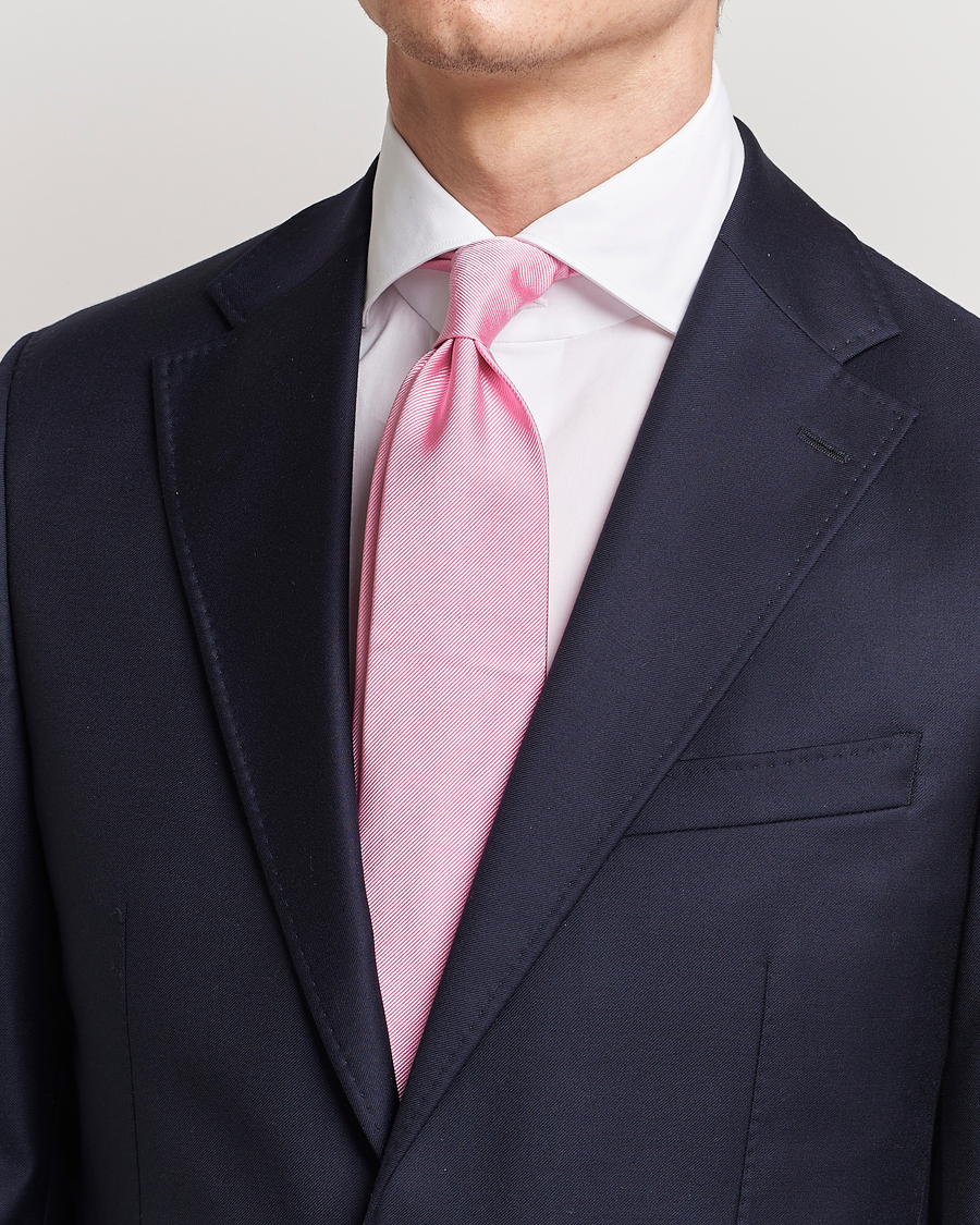 Heren |  | Amanda Christensen | Plain Classic Tie 8 cm Pink