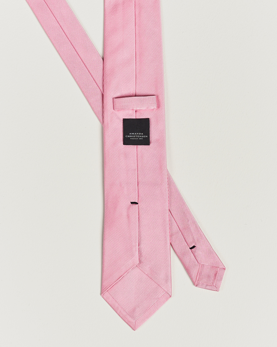 Heren | Stropdassen | Amanda Christensen | Plain Classic Tie 8 cm Pink