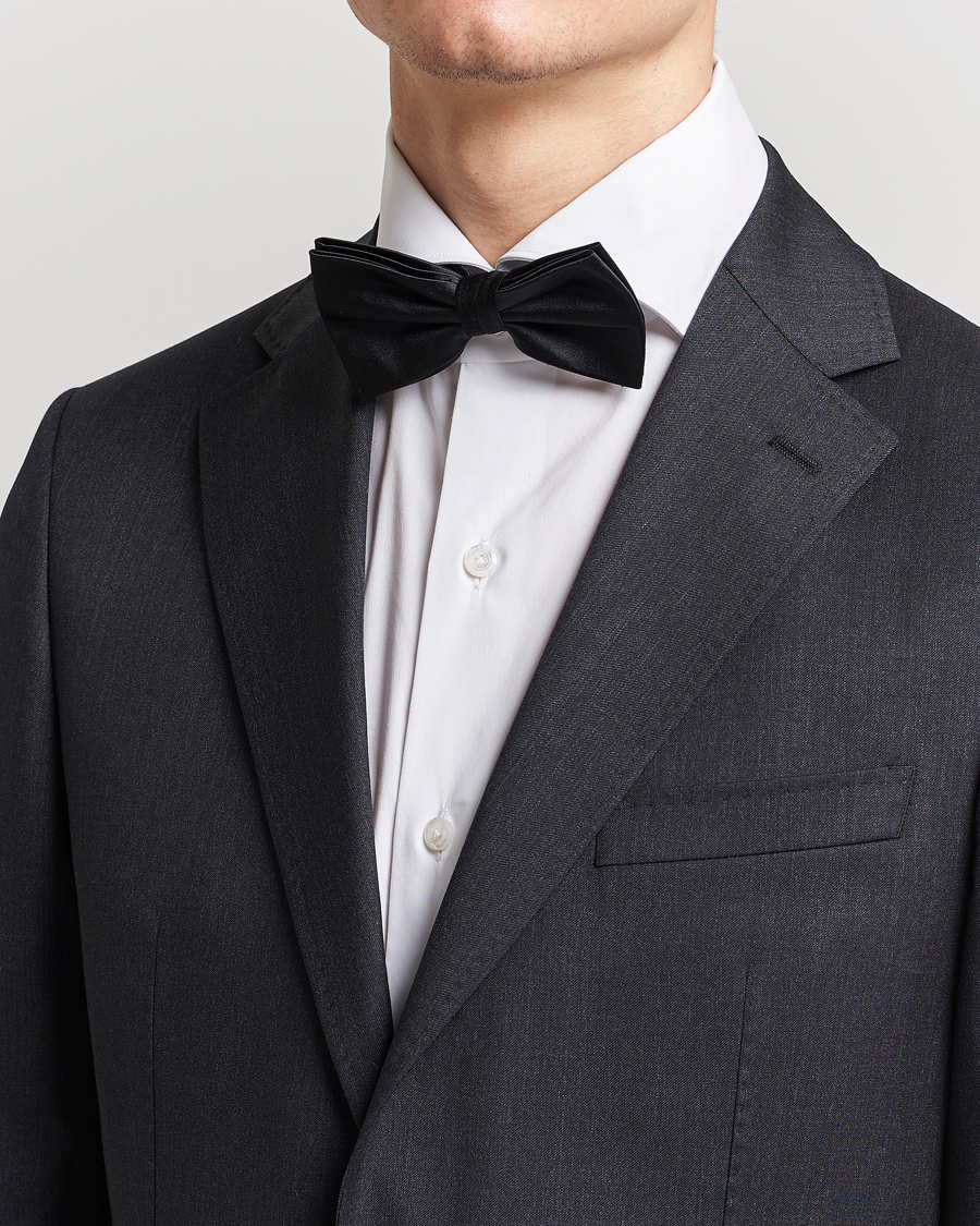 Heren | Amanda Christensen Pre Tie Silk Ceremony Black | Amanda Christensen | Pre Tie Silk Ceremony Black