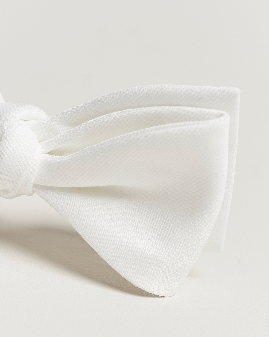 Heren | The Classics of Tomorrow | Amanda Christensen | Cotton Pique Self Tie  White