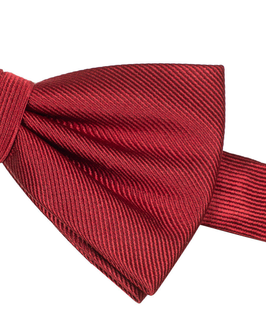 Heren | Amanda Christensen Pre Tie Silk Wine Red | Amanda Christensen | Pre Tie Silk Wine Red