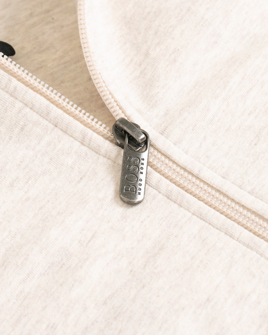Heren | BOSS Loungewear Full Zip Hoodie Sand | BOSS BLACK | BOSS Loungewear Full Zip Hoodie Sand