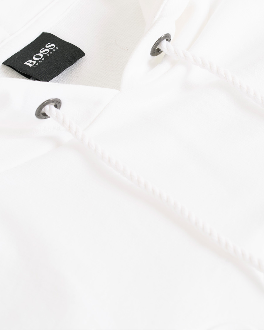 Heren | Truien | BOSS BLACK | BOSS Logo Hoodie White