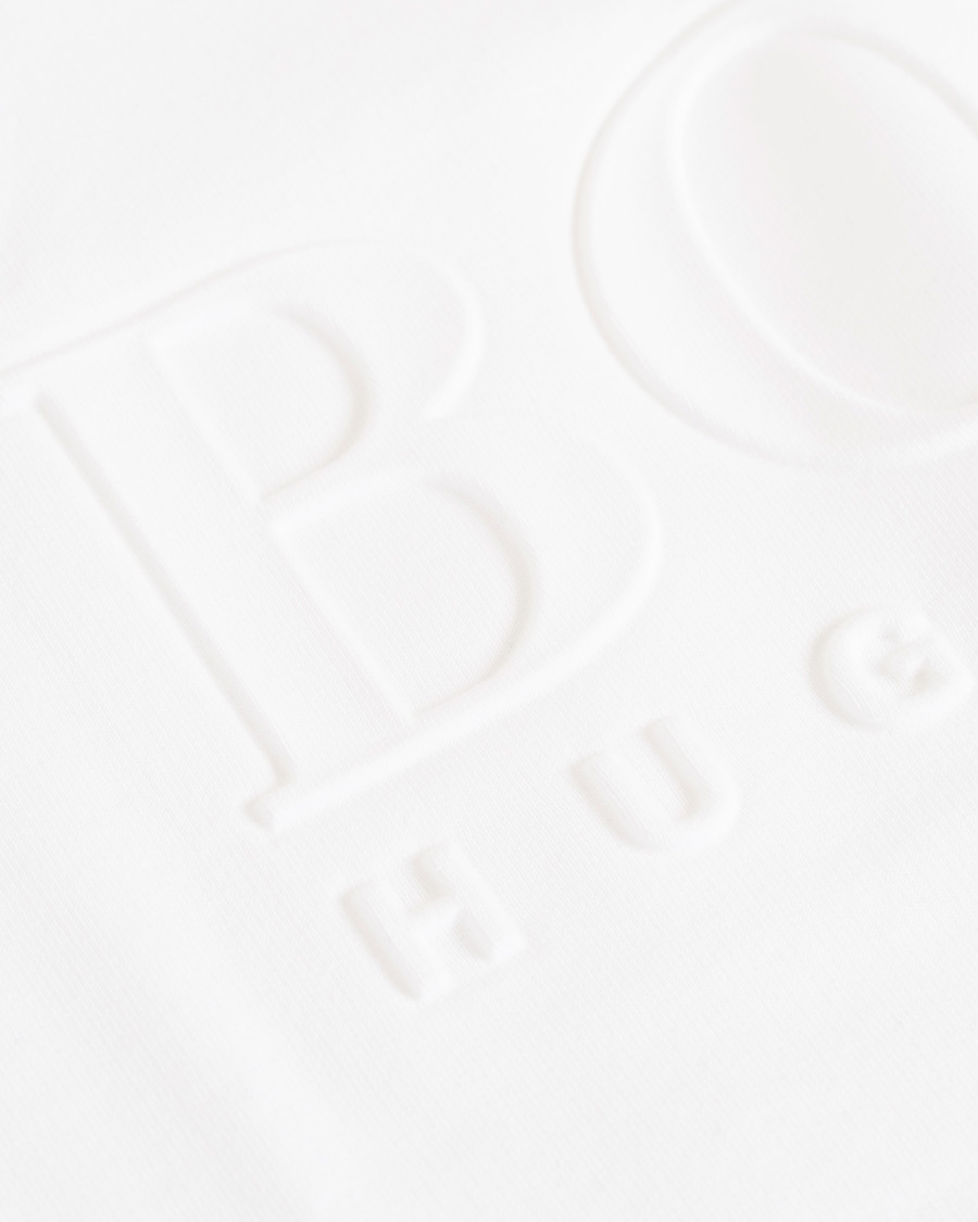 Heren | Truien | BOSS BLACK | BOSS Logo Hoodie White