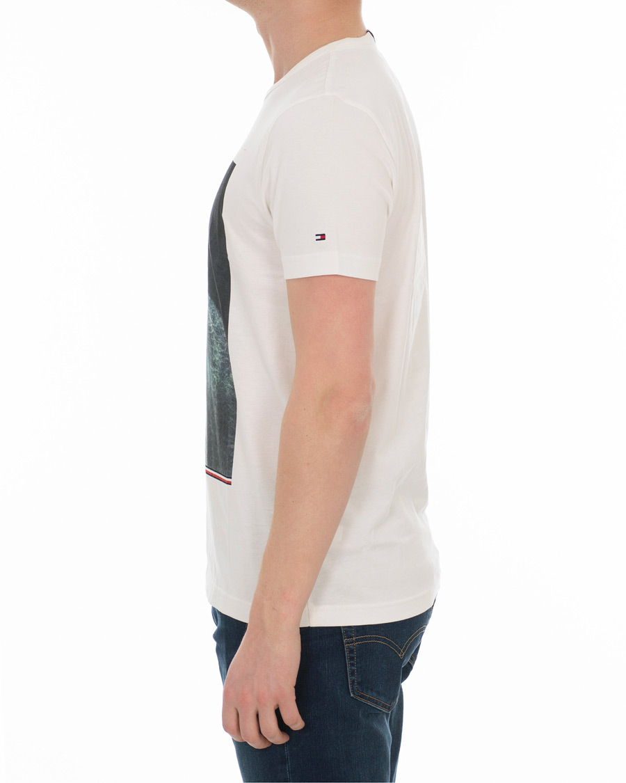 Heren | T-shirts | Tommy Hilfiger | Summer Photo Printed Crew Neck Tee Snow White