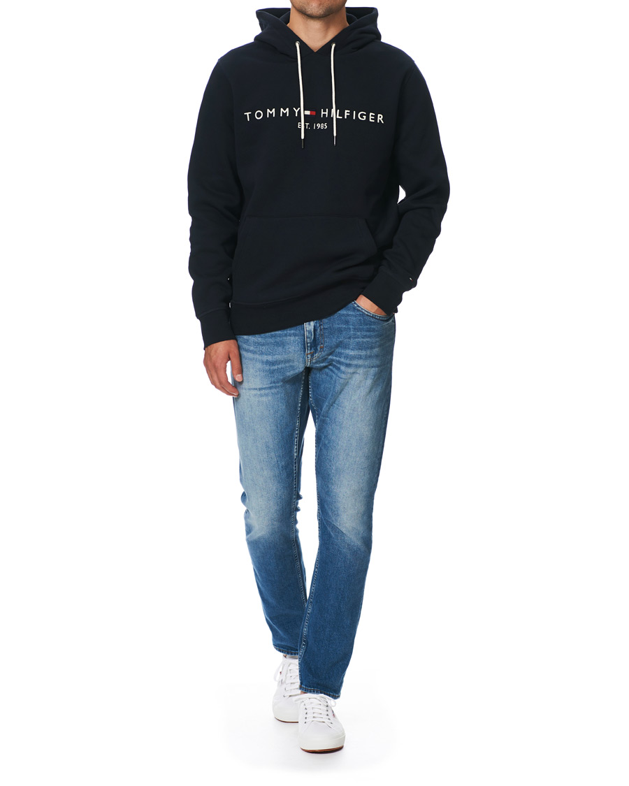 Heren | Truien | Tommy Hilfiger | Logo Hoodie Sky Captain