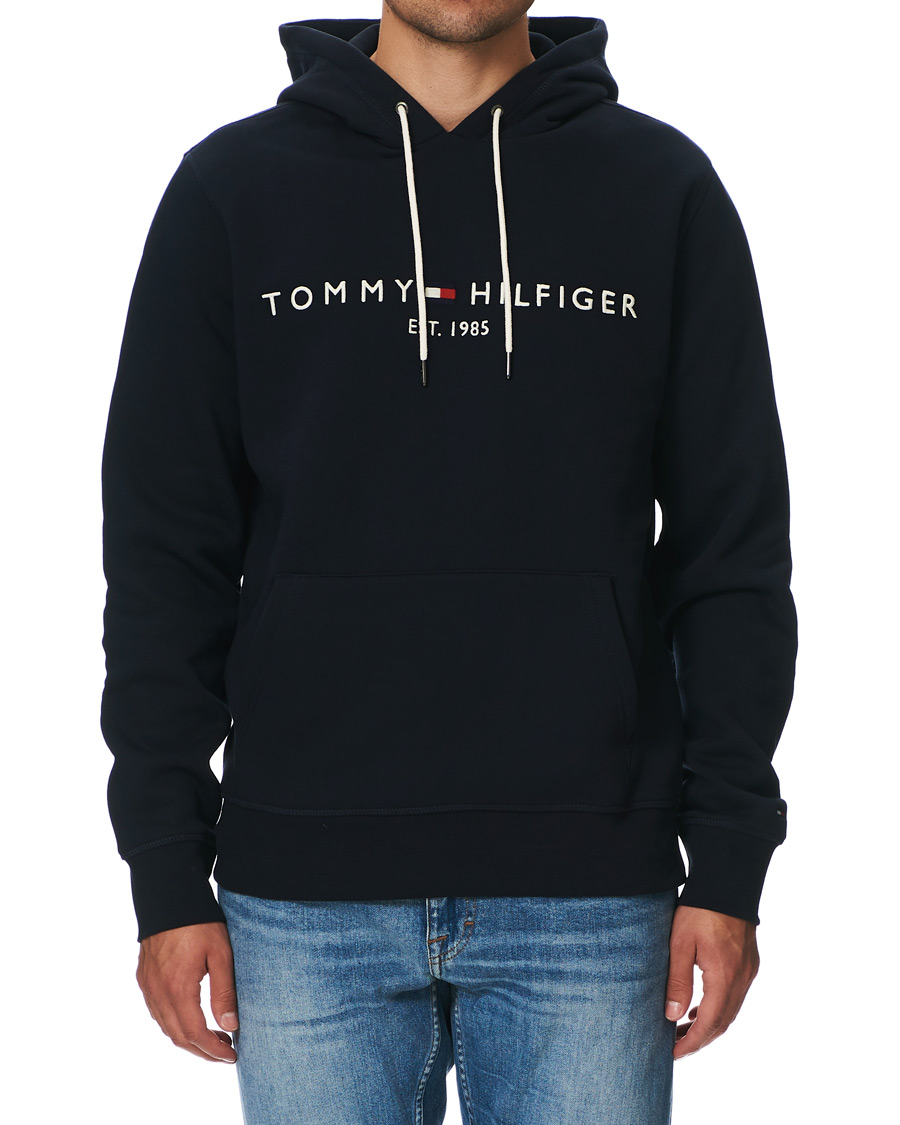 Heren | Truien | Tommy Hilfiger | Logo Hoodie Sky Captain