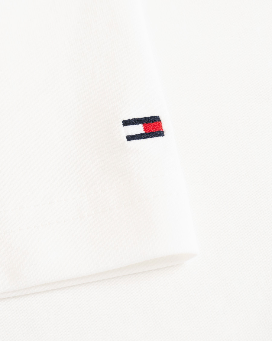 Heren | T-shirts | Tommy Hilfiger | Logo Crew Neck Tee Snow White