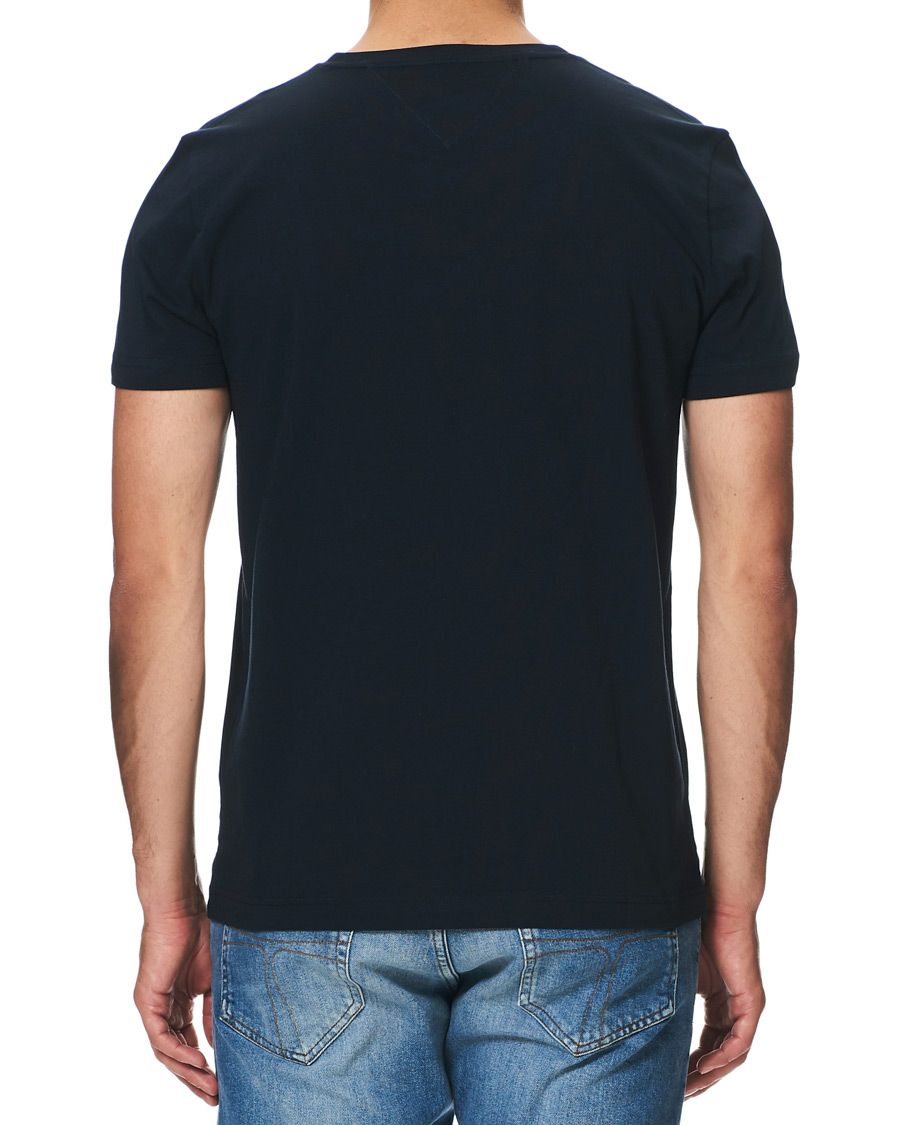 Heren | T-shirts | Tommy Hilfiger | Logo Crew Neck Tee Sky Captain