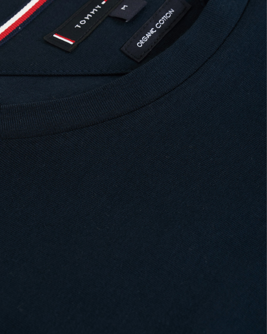 Heren | T-shirts | Tommy Hilfiger | Logo Crew Neck Tee Sky Captain