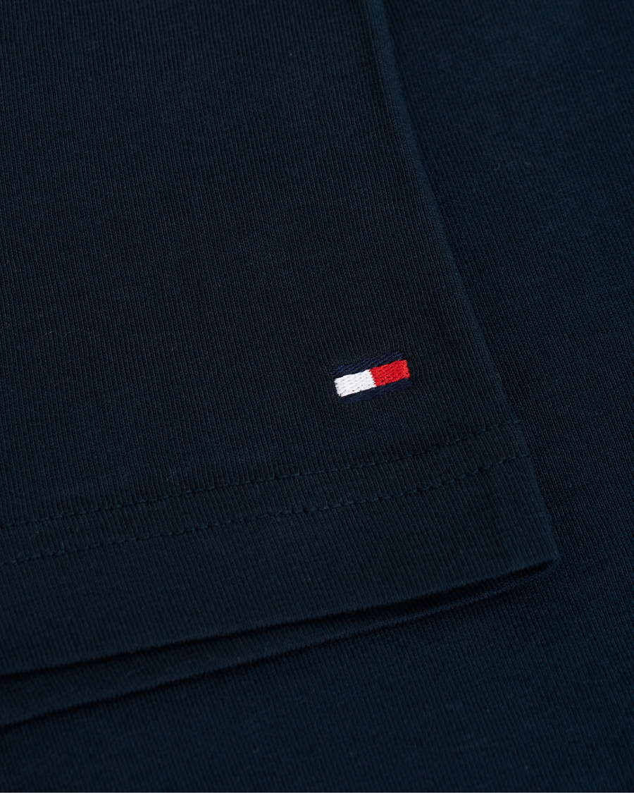 Heren | T-shirts | Tommy Hilfiger | Logo Crew Neck Tee Sky Captain