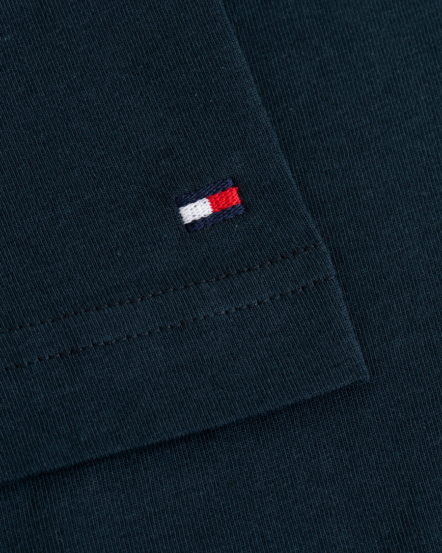 Heren | T-shirts | Tommy Hilfiger | Logo Crew Neck Tee Sky Captain