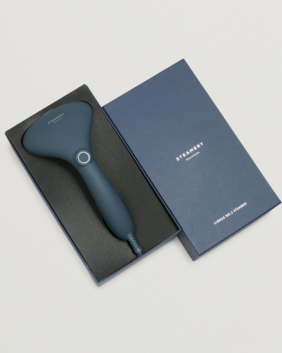 Heren | Steamery Cirrus No. 2 Travel Steamer Blue | Steamery | Cirrus No. 2 Travel Steamer Blue