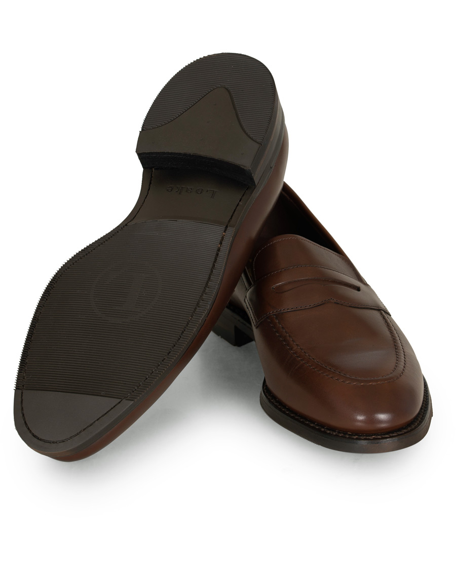 Heren | Loake 1880 MTO Whitehall Penny Loafer Dark Brown Calf | Loake 1880 | MTO Whitehall Penny Loafer Dark Brown Calf