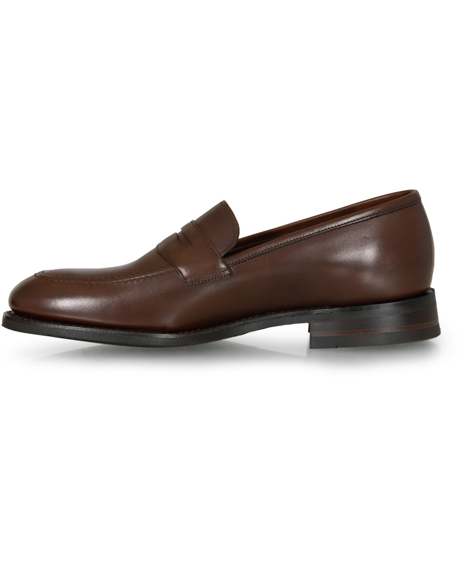 Heren | Loake 1880 MTO Whitehall Penny Loafer Dark Brown Calf | Loake 1880 | MTO Whitehall Penny Loafer Dark Brown Calf
