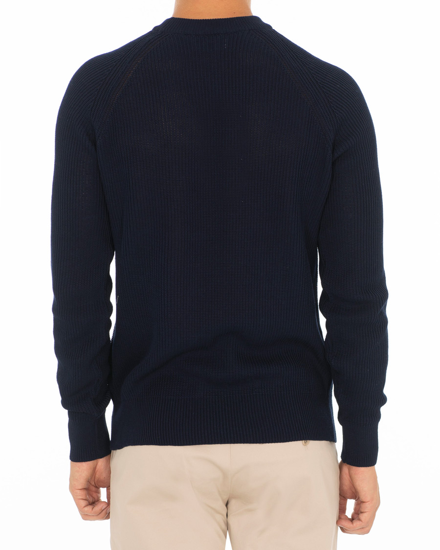 Heren | Truien | AMI | Fisherman Sweater Marine