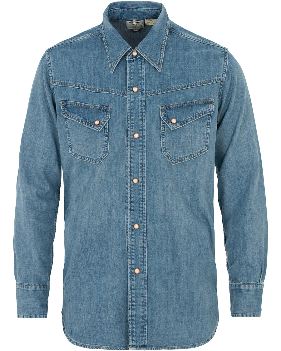 Heren | Overhemden | Levi's Vintage Clothing | 50´s Western Denim Shirt Blind Lemon