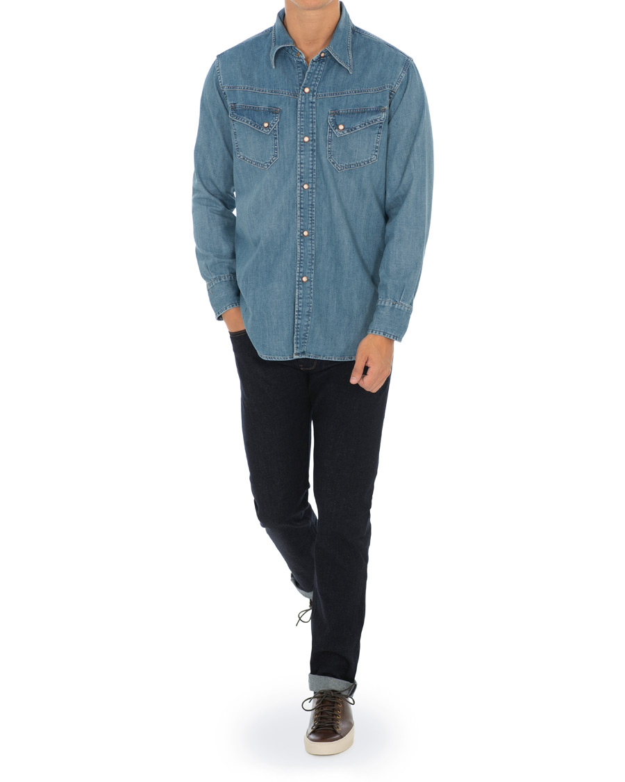 Heren | Overhemden | Levi's Vintage Clothing | 50´s Western Denim Shirt Blind Lemon