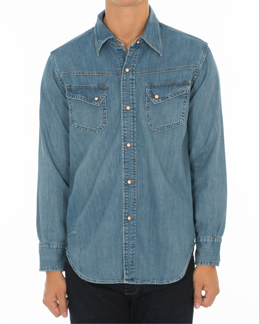 Heren | Overhemden | Levi's Vintage Clothing | 50´s Western Denim Shirt Blind Lemon