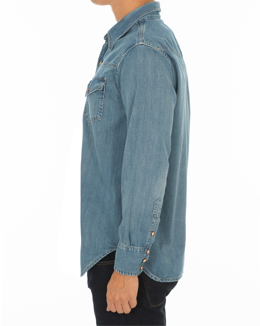 Heren | Overhemden | Levi's Vintage Clothing | 50´s Western Denim Shirt Blind Lemon