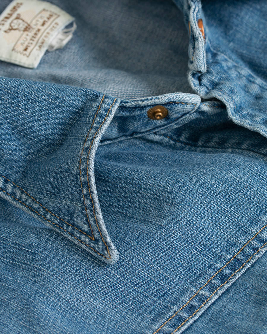 Heren | Overhemden | Levi's Vintage Clothing | 50´s Western Denim Shirt Blind Lemon