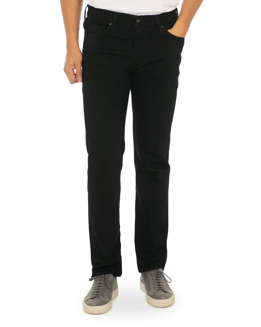 Heren | Jeans | Levi's Made & Crafted | 511 Slim Fit Stretch Black Rinse Jeans Black