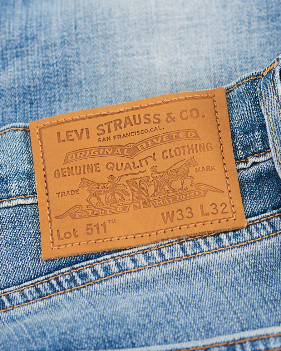Heren | Jeans | Levi's | 511 Slim Fit Stretch Aegean Adapt Jeans Light Blue